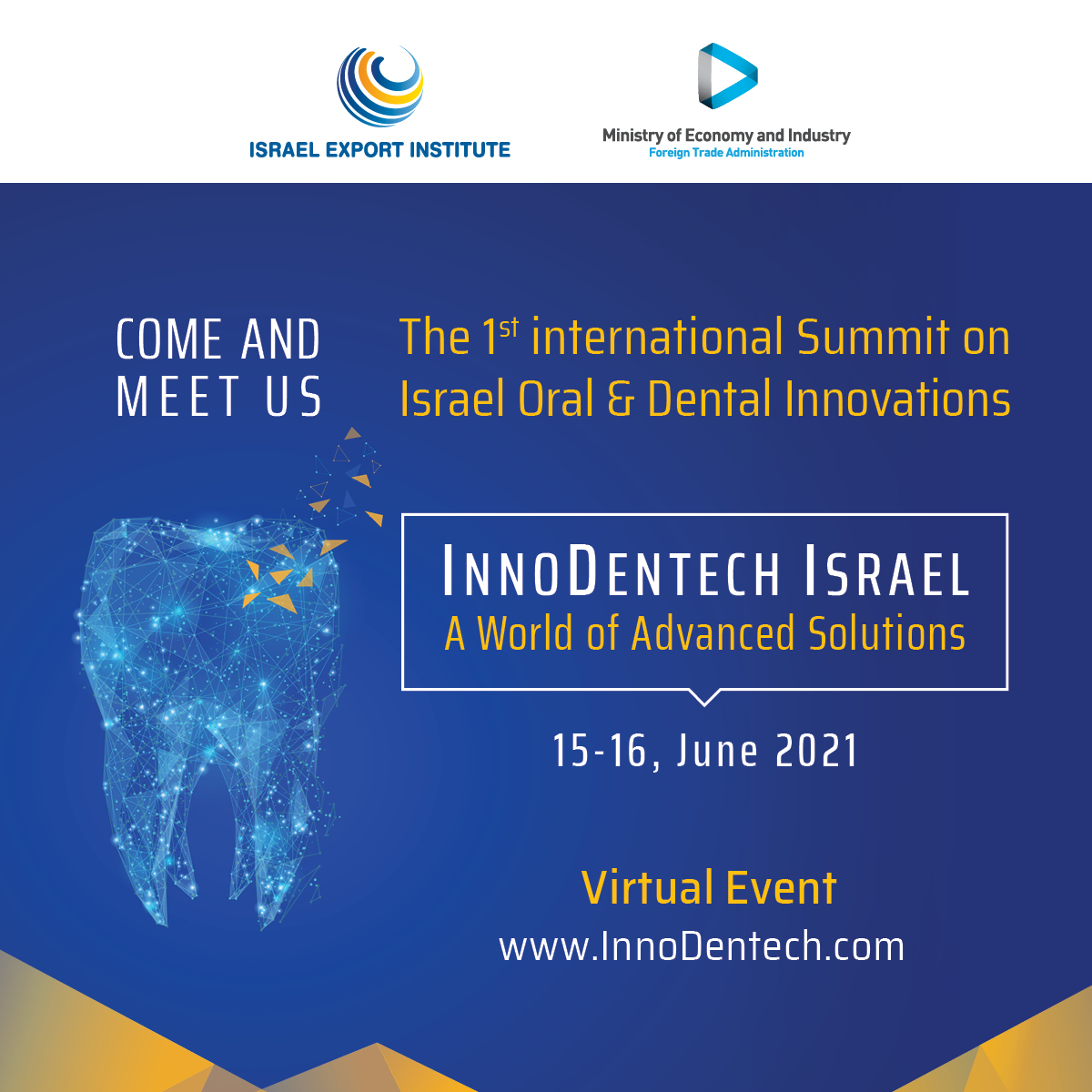 InnoDenTECH 2021 – 1st International Summit on Israeli Oral & Dental&nbsp;Innovations