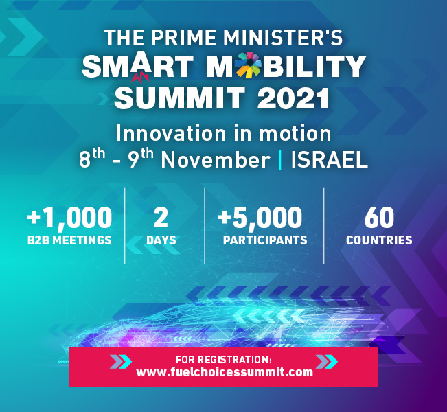 The Prime Minister’s Smart Mobility Summit 2021 –&nbsp;Israel