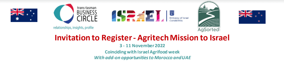 Agritech Mission to Israel | Coinciding with Israel Agrifood&nbsp;week