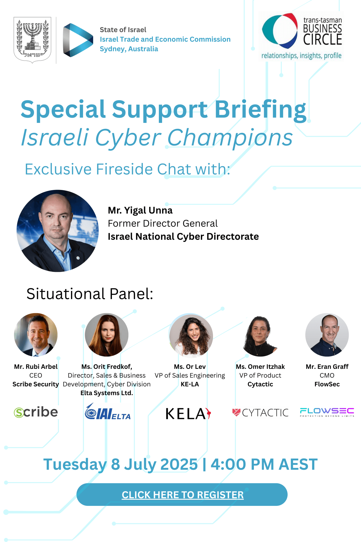 Special Support Briefing – Israeli Cyber&nbsp;Champions