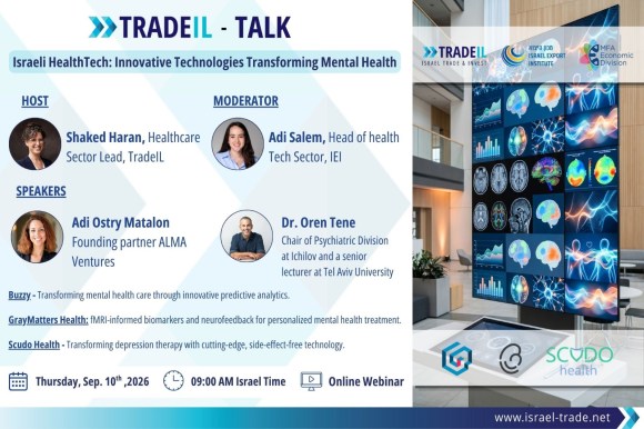 TRADEIL – TALK | Israeli HealthTech: Innovative Technologies Transforming Mental&nbsp;Health